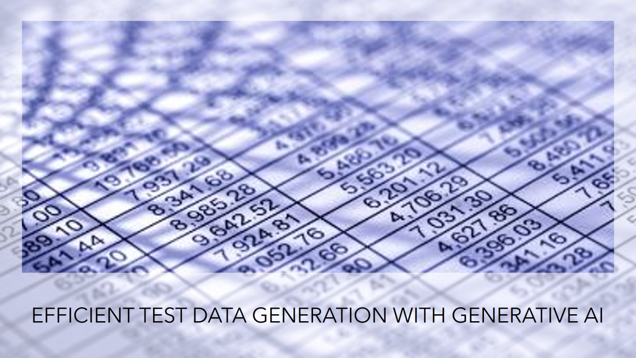 Harnessing Generative AI for Efficient Test Data Generation