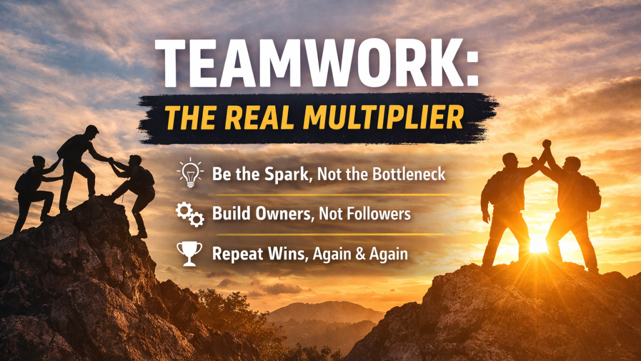 Teamwork is the real multiplier